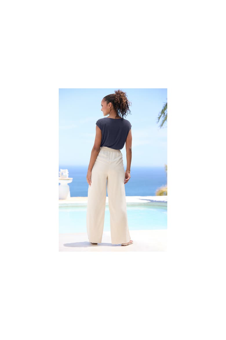 Asymmetrical Ring Detail Top, Alternate, color, Navy