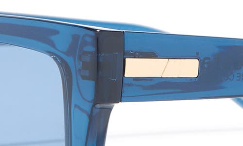 Le Specs Nocturnal Habit 54mm D-frame Sunglasses In Navy
