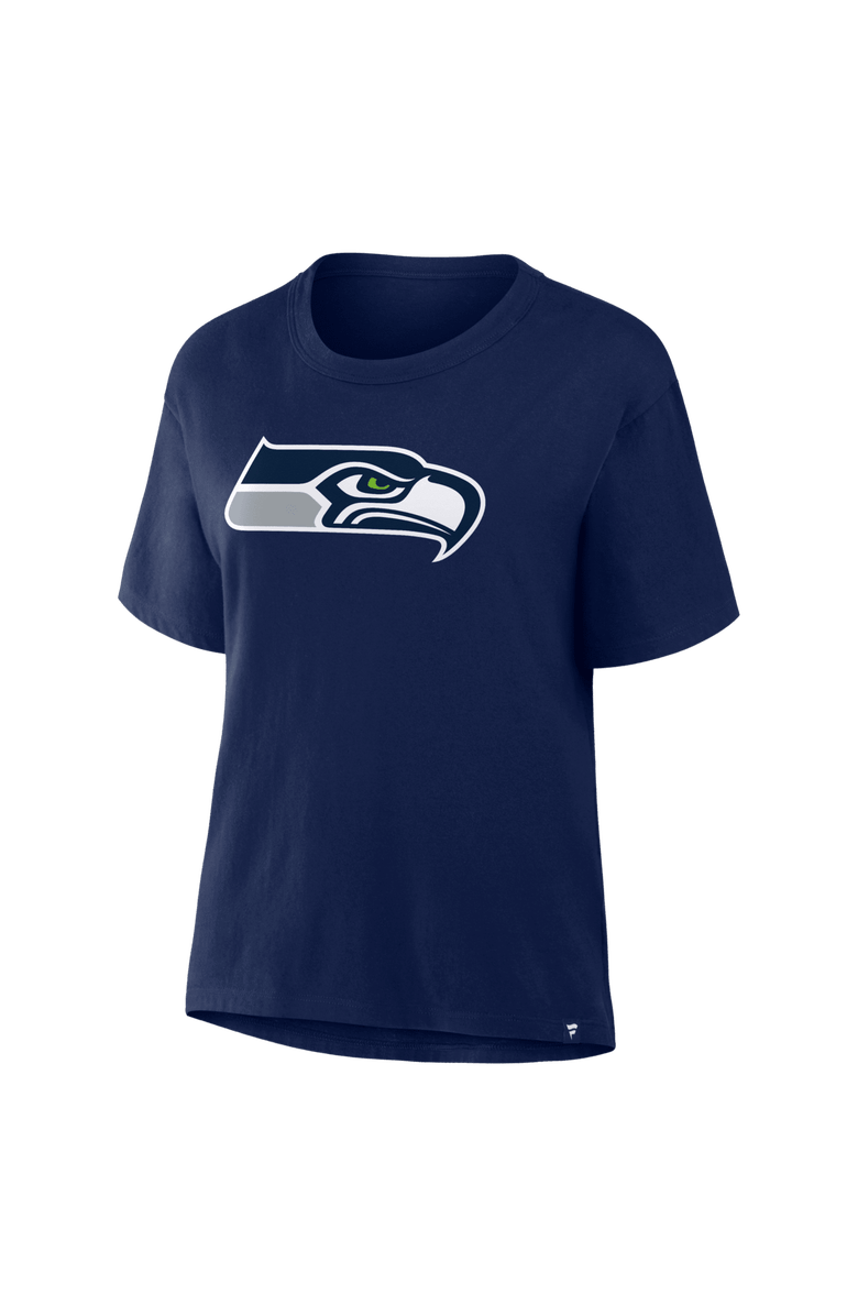 FANATICS Women's Fanatics College Navy Seattle Seahawks Essential Legacy T-Shirt, Alternate, color, College Navy