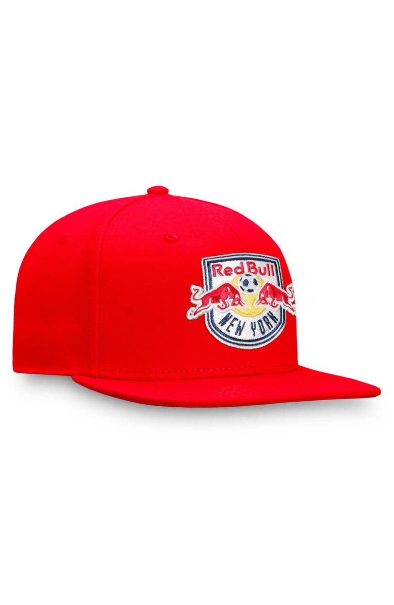 FANATICS Men's Fanatics Branded Red New York Red Bulls Emblem Snapback Hat, Alternate, color, Red