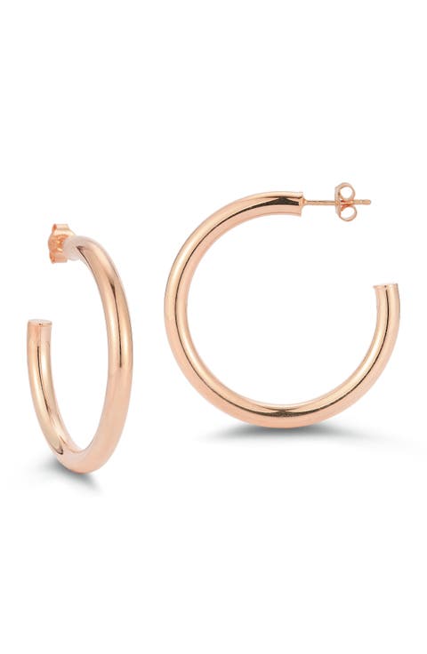 Sterling Silver Hoop Earrings