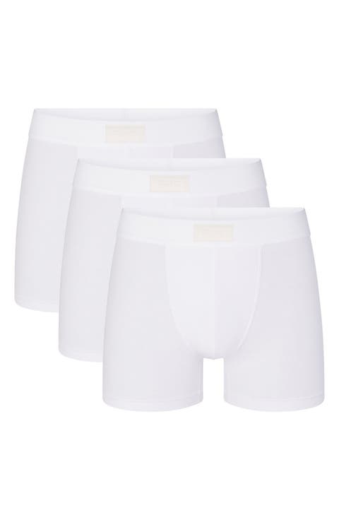 3-Pack 3-Inch Cotton & Modal Blend Boxer Briefs (Regular & Big)