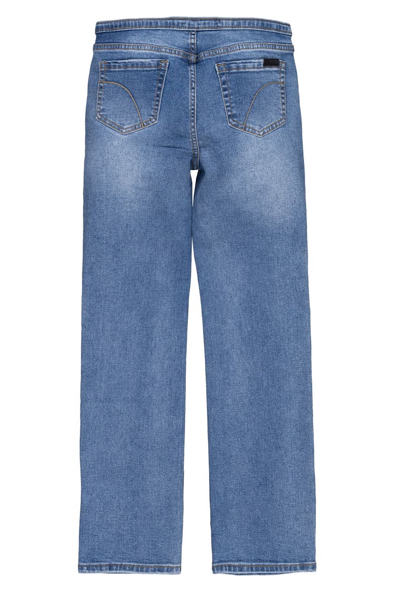 Kids' Lara Mini Waist Straight Leg Jeans, Alternate, color, MEDIUM WASH