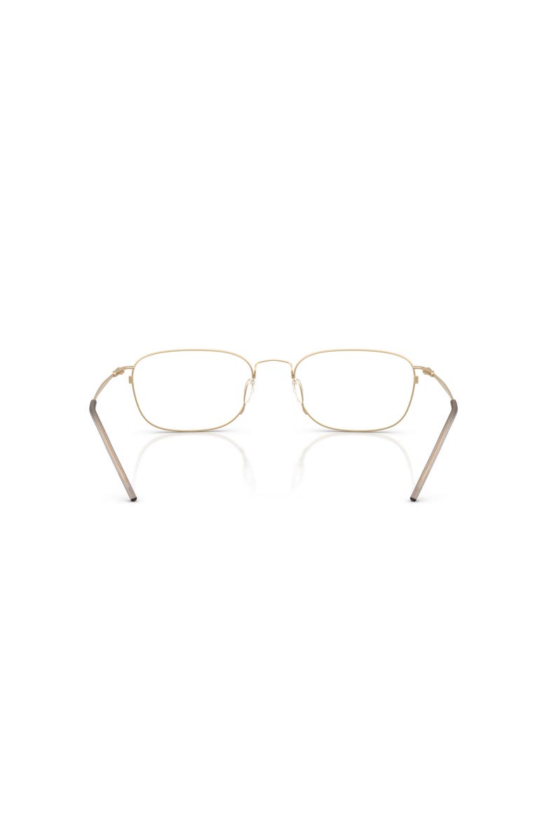 Giorgio Armani 55mm Rectangle optical glasses, Alternate, color, Black