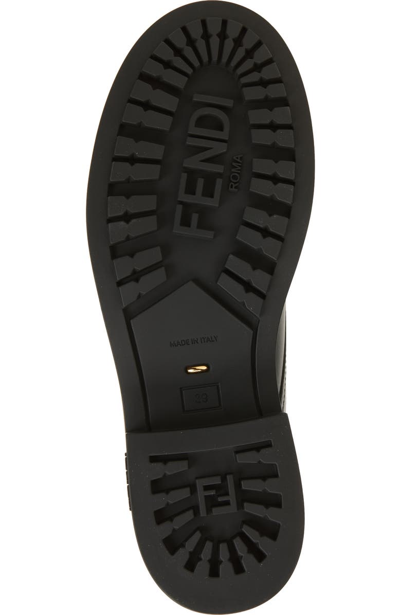 Fendi Filo Lace-Up Boot, Alternate, color, Black