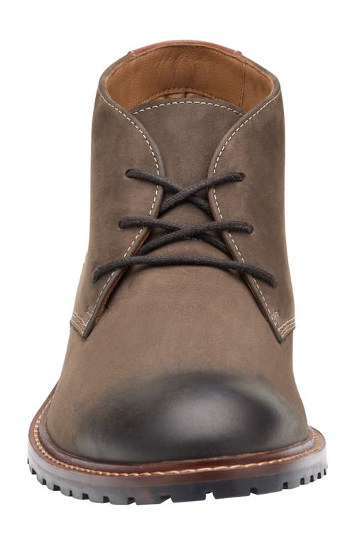 Johnston & Murphy Boswell Chukka Boot In Brown Oiled Full Grain