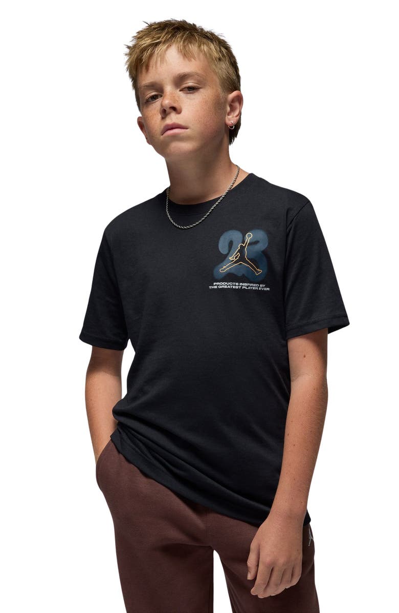 Jordan Kids' Jordan 23 Graphic T-Shirt, Alternate, color, Black