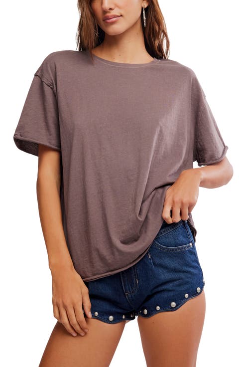 Nina Crewneck Cotton T-Shirt