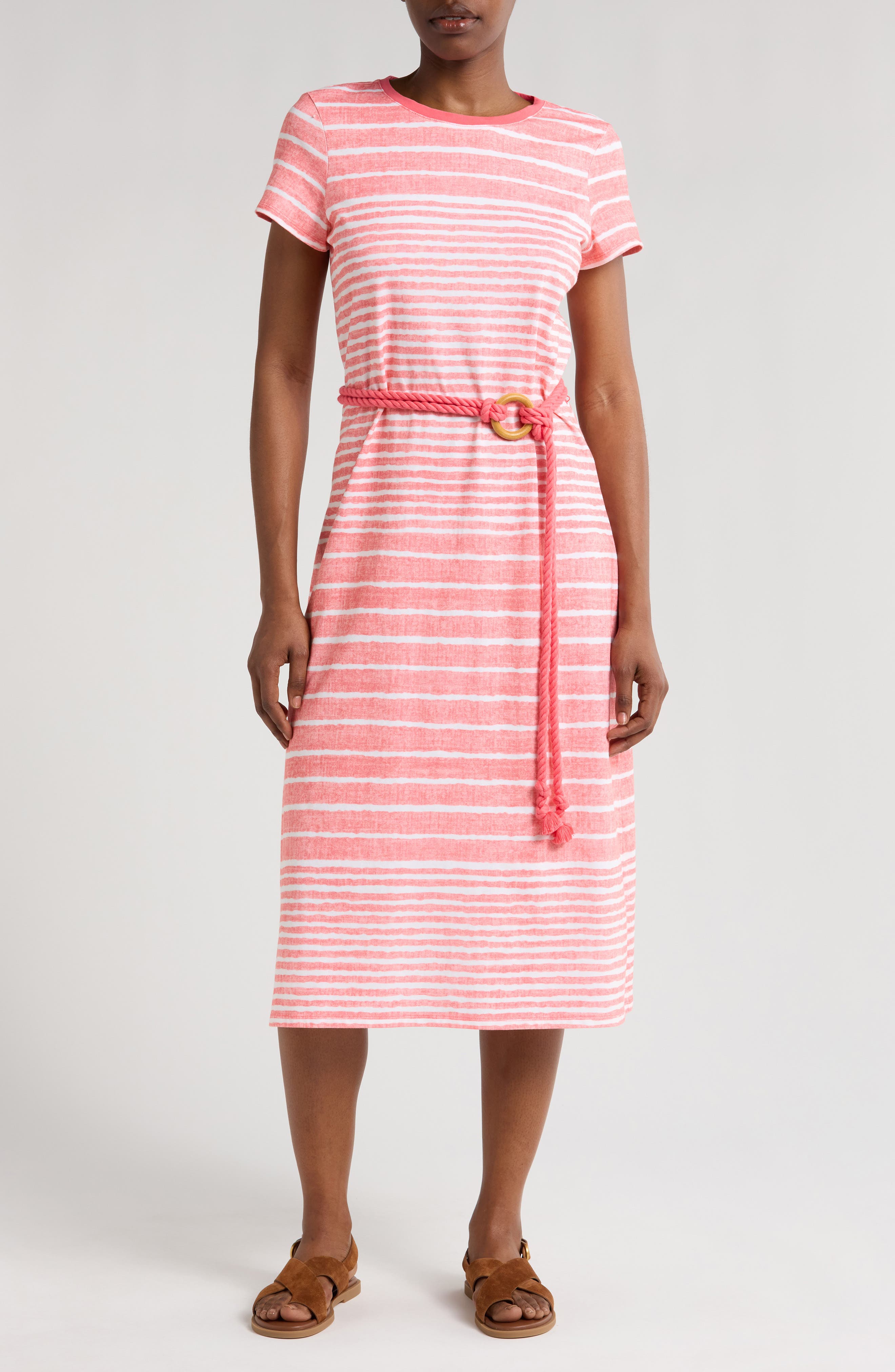 Tommy Bahama Coastal Chalet Belted Midi Dress