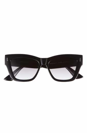 53mm Gradient Wide Cat Eye Sunglasses