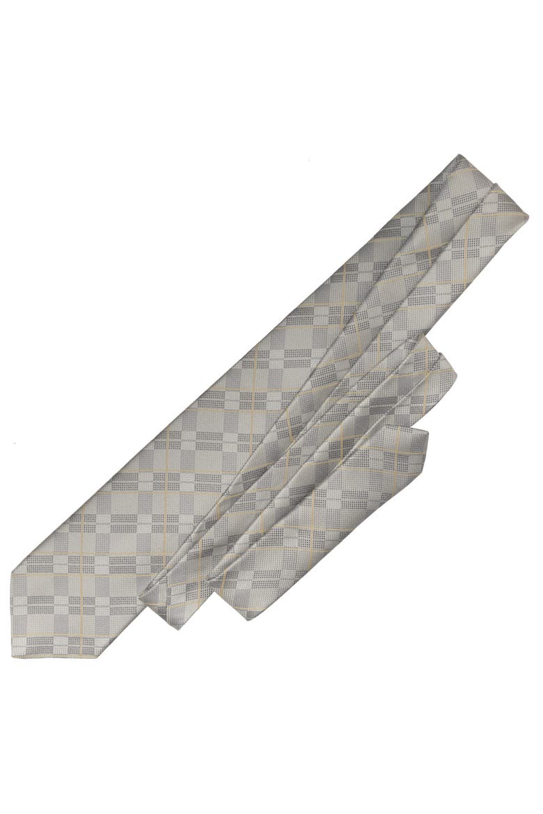 Moscato - Silk Jacquard Tie for Men, Alternate, color, Grey