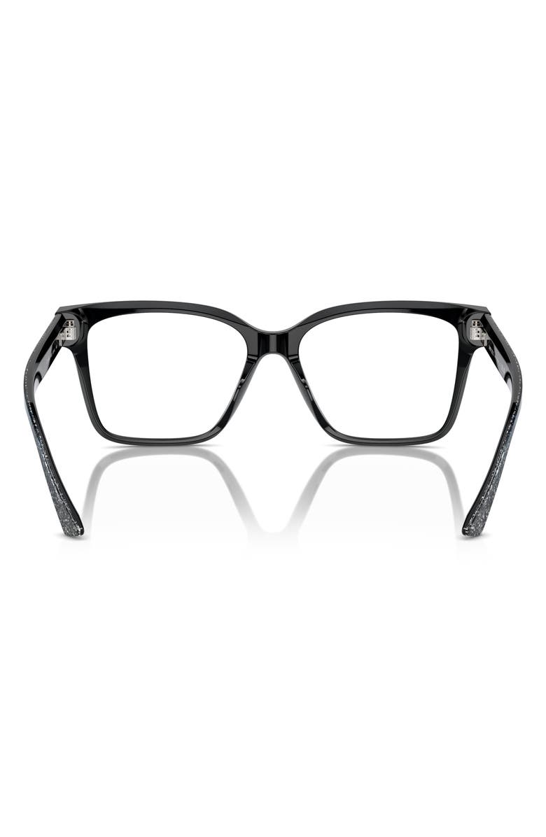 Jimmy Choo 53mm Pillow Optical Glasses, Alternate, color, Black / Demo Lens