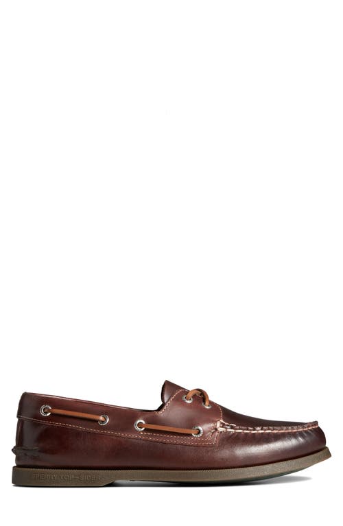Sperry Authentic Original 2-eye Boat Shoe In Brown