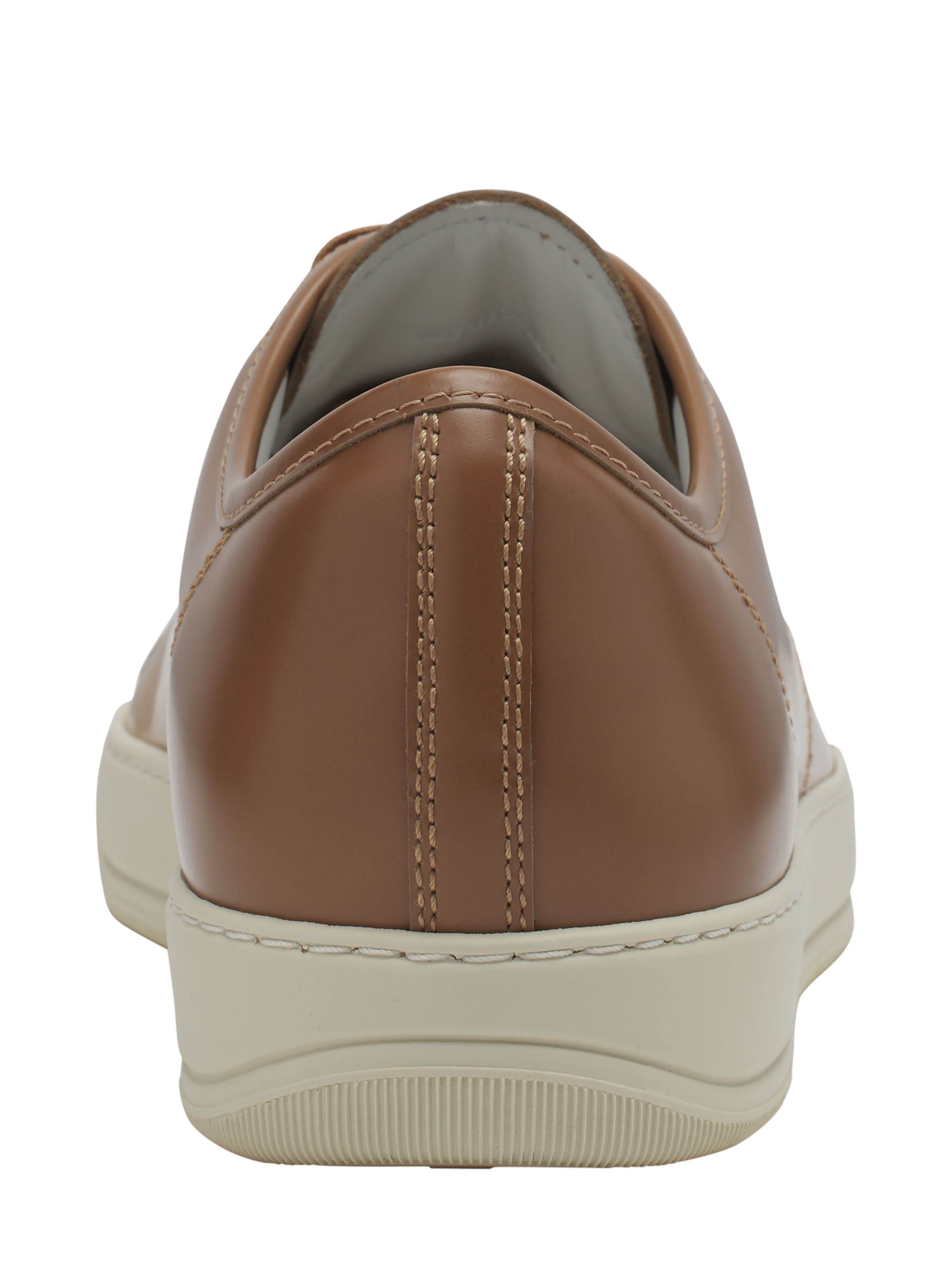 Lanvin DBB1 Gradation Leather Sneakers, Alternate, color, Camel/Beige