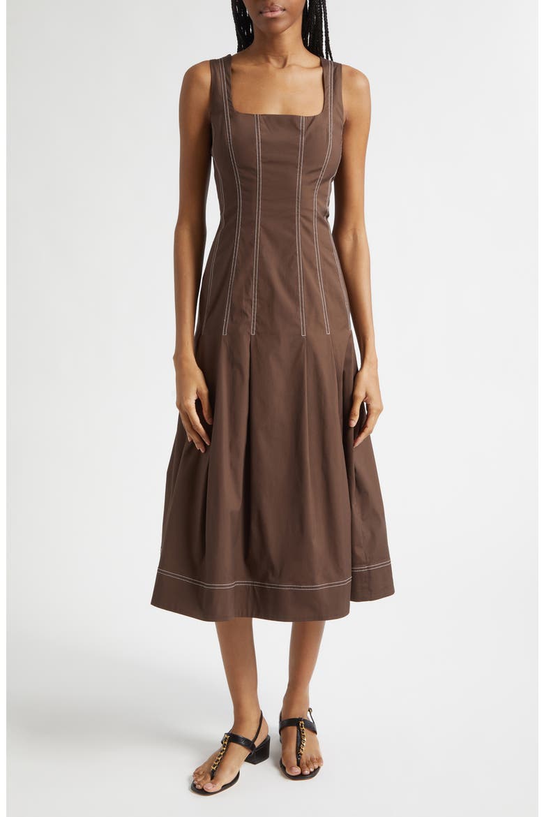 Jolie Dress, Main, color, DARK MOCHA
