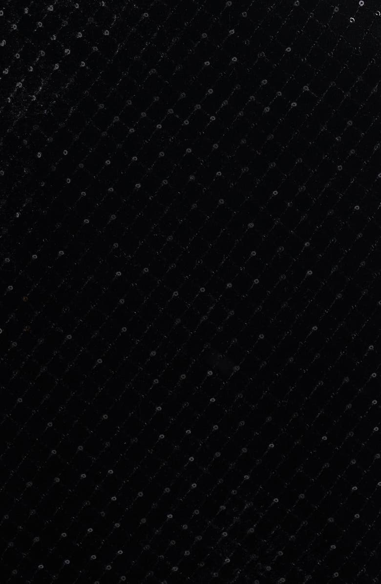 Julia Jordan Sequin Embellished Velvet Midi Dress, Alternate, color, Black