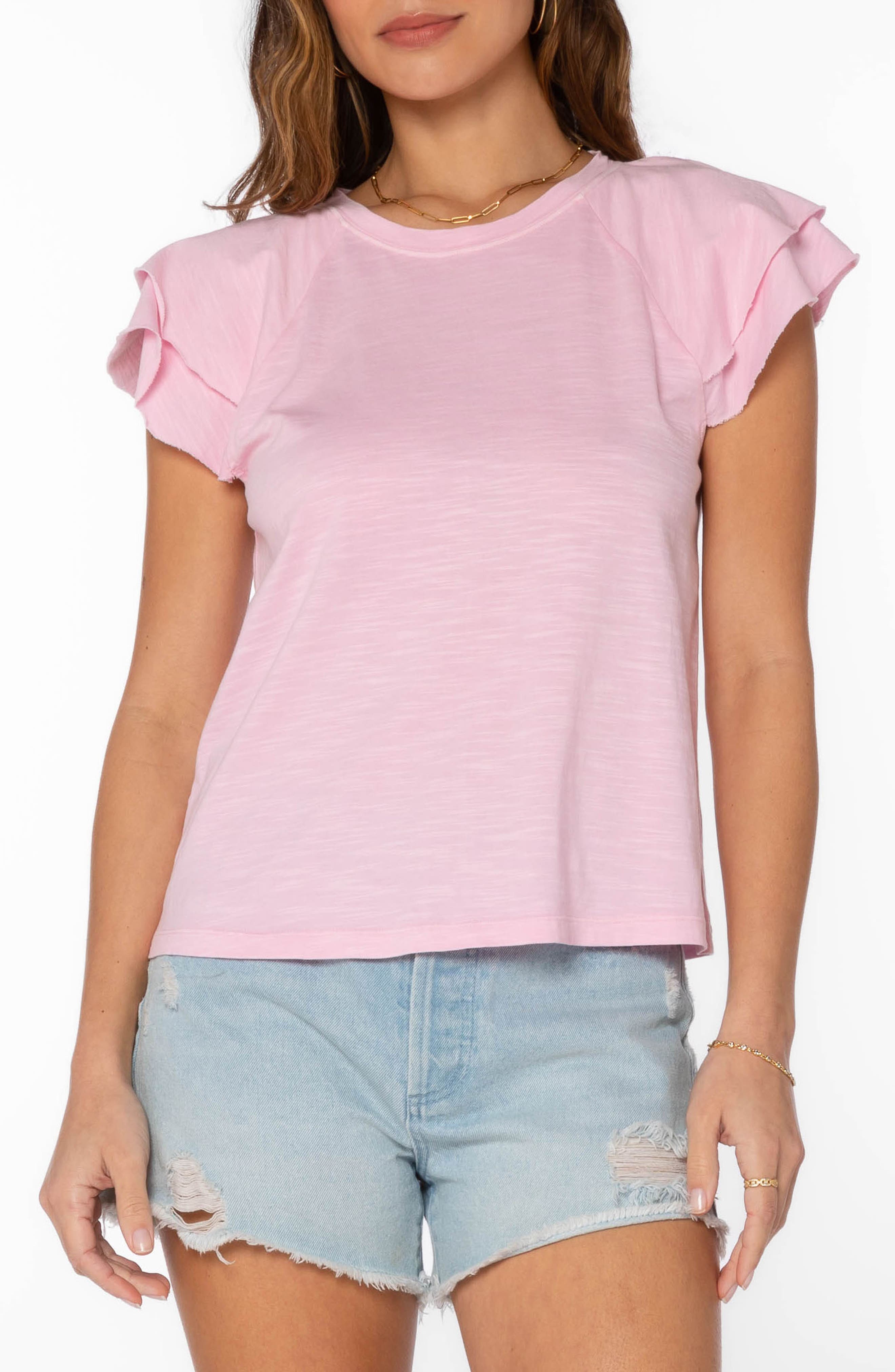 Sunny Flutter Sleeve Top