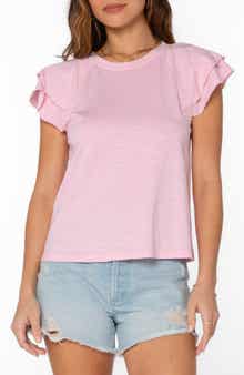 Sunny Flutter Sleeve Top