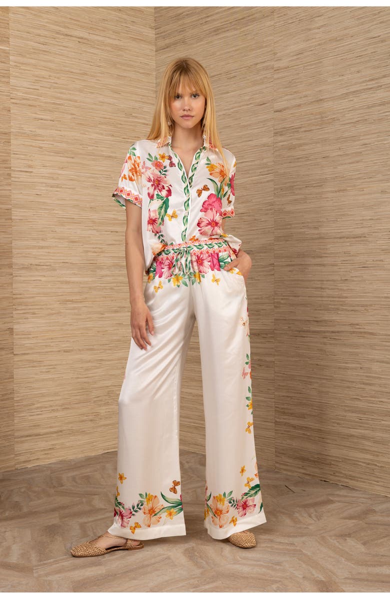 Hale Bob Selene Charmeuse Pant, Main, color,