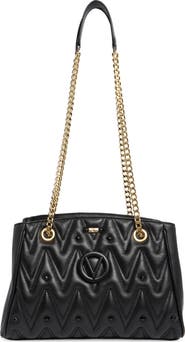 VALENTINO BY MARIO VALENTINO Angelina Diamond Quilted Leather Tote Bag