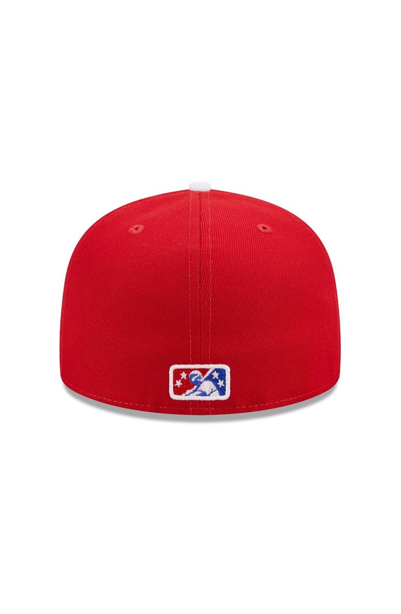 New Era Men's New Era White/Red Tulsa Drillers Marvel x Minor League 59FIFTY Fitted Hat, Alternate, color, White