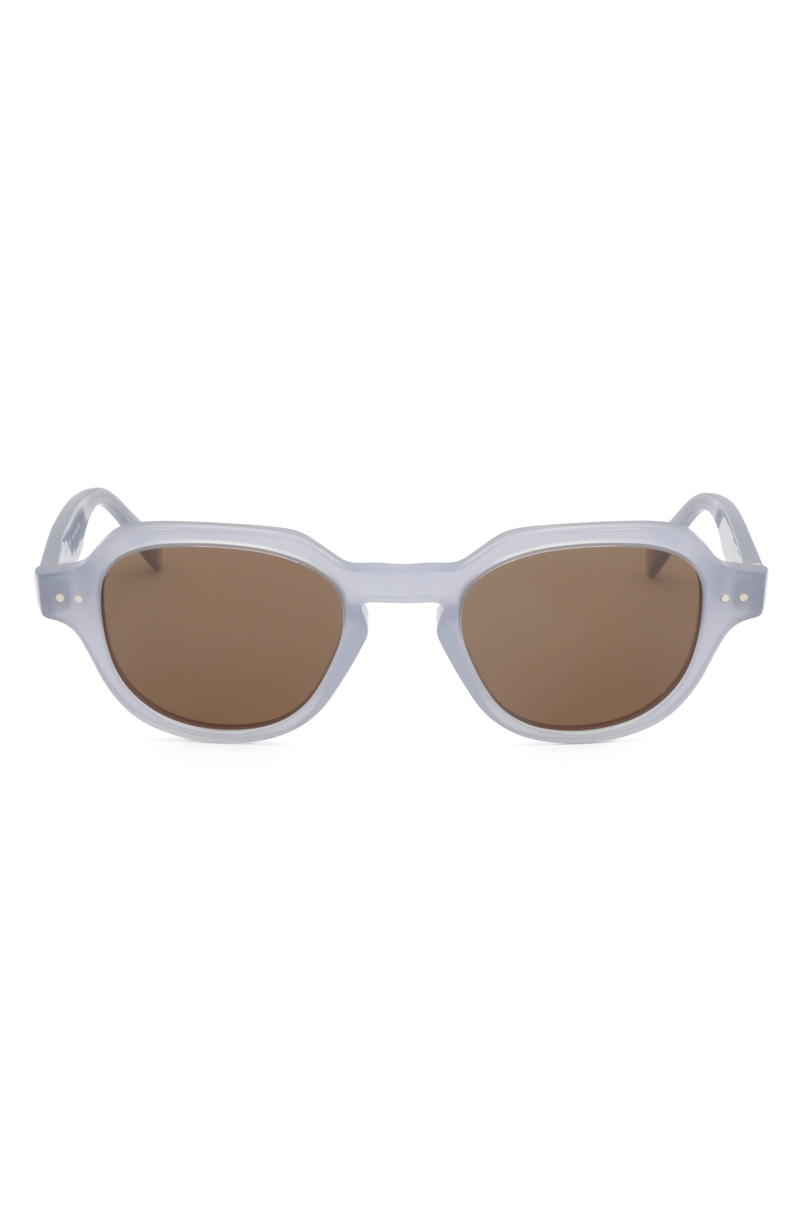 49mm Round Sunglasses