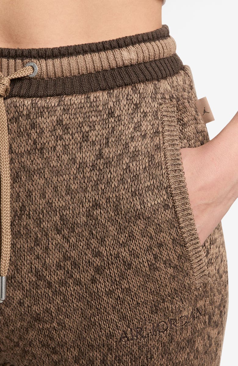 Jordan Air Jordan Sweater Knit Pants, Alternate, color, Archaeo Brown