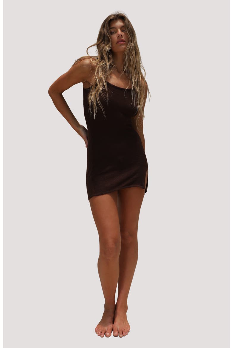 Corah Cover-Up Minidress, Alternate, color, COCONUT OIL