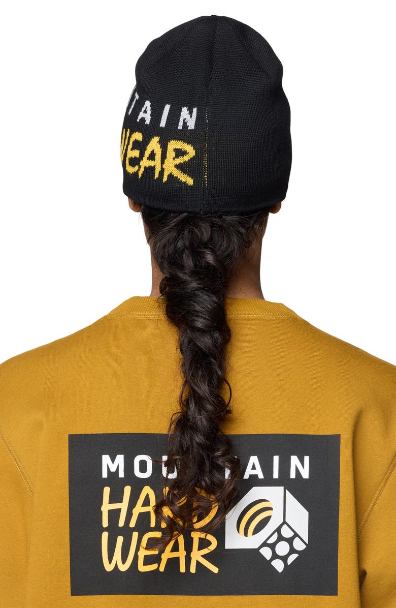 Mountain Hardwear Bridger Logo Beanie, Alternate, color, Black