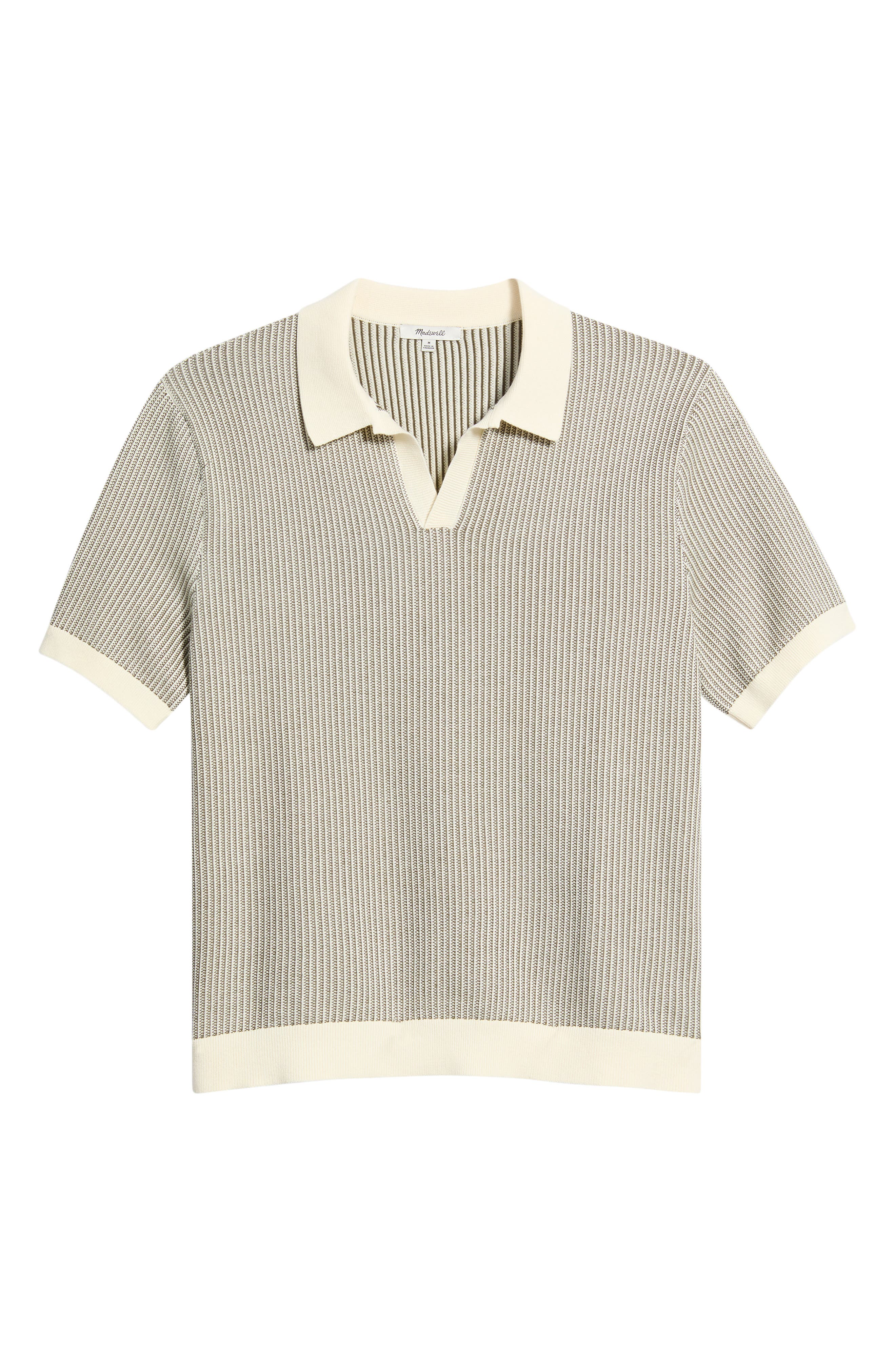 Madewell Johnny Collar Tuck Stitch Polo — фото 6
