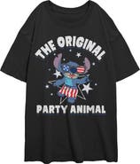 Lilo & Stitch Junior's Lilo & Stitch The Original Party Animal Graphic T-Shirt
