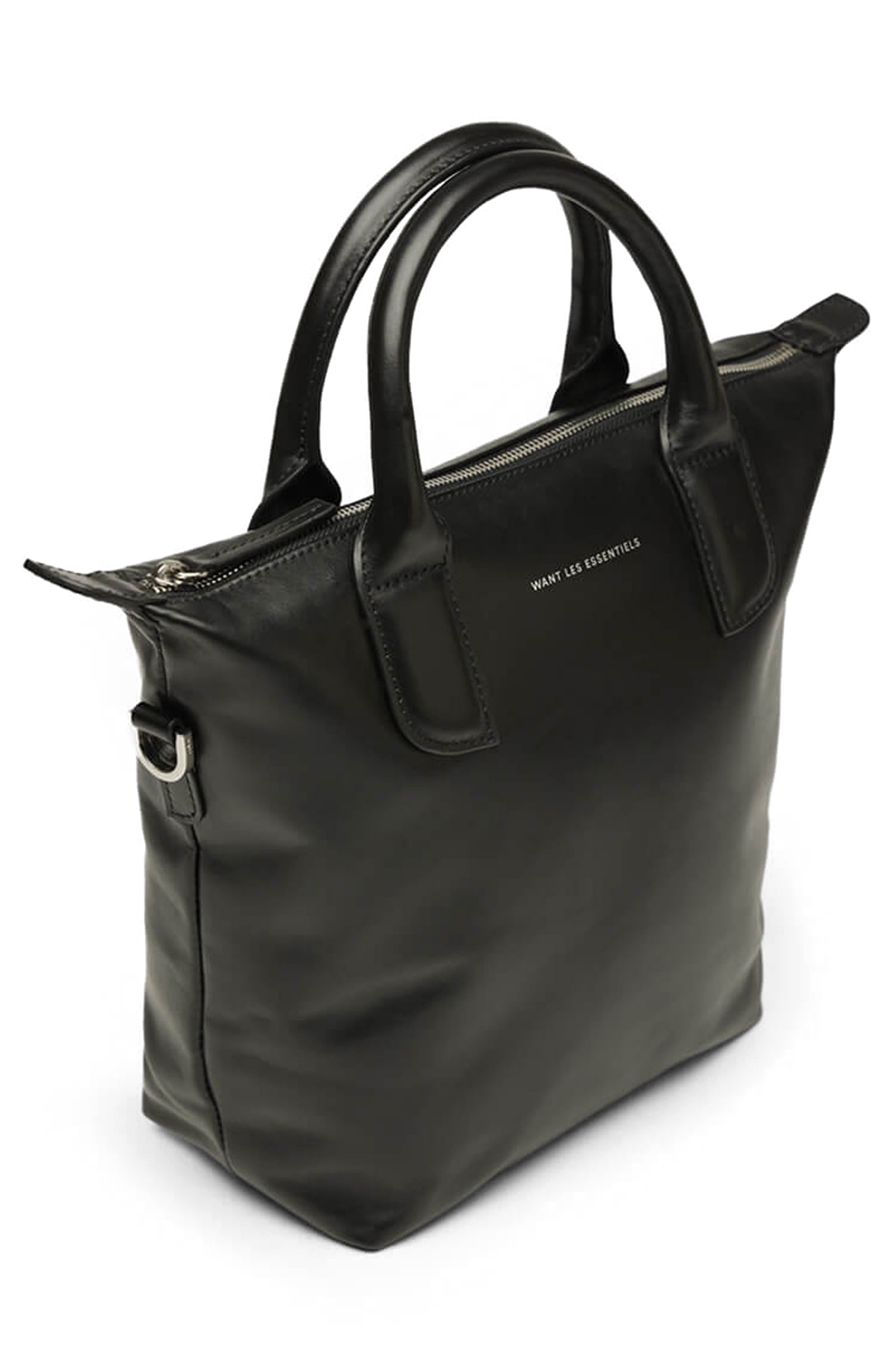 WANT Les Essentiels Petite Ohare Tote Bag, Alternate, color, Black