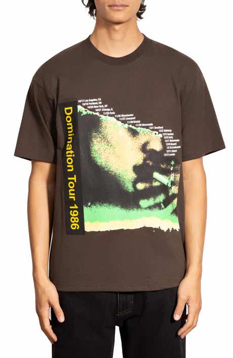 PLEASURES Domination Short Sleeve Cotton Graphic T-Shirt