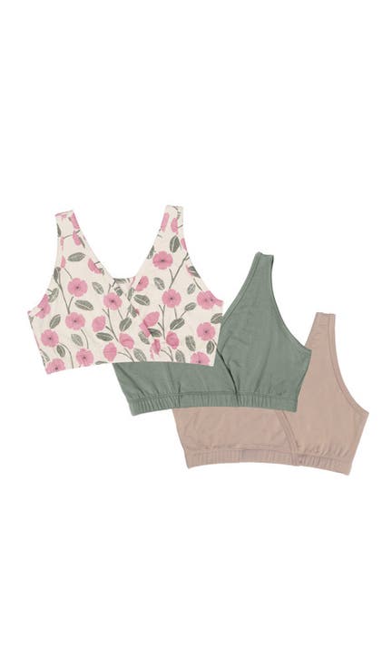 Paisley During & After 3-Piece Maternity/Nursing Sleep Bras