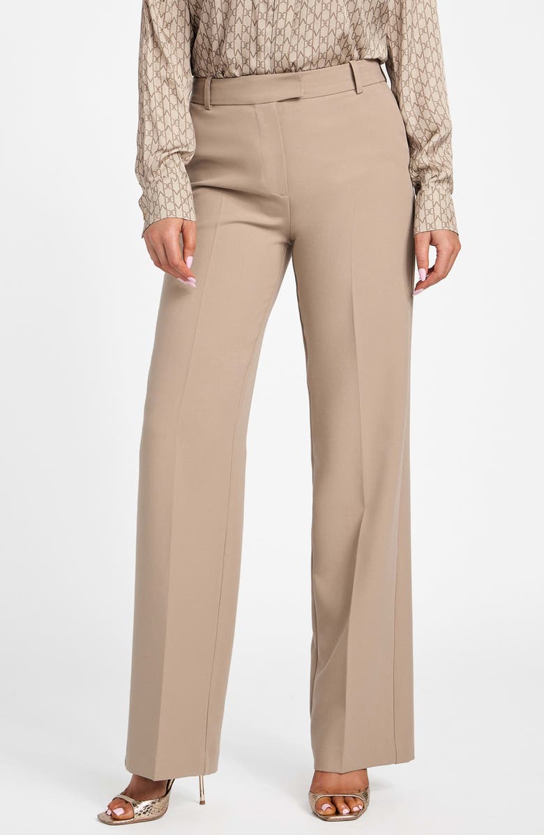 Marciano Dalia Straight Leg Pants, Main, color, Beige