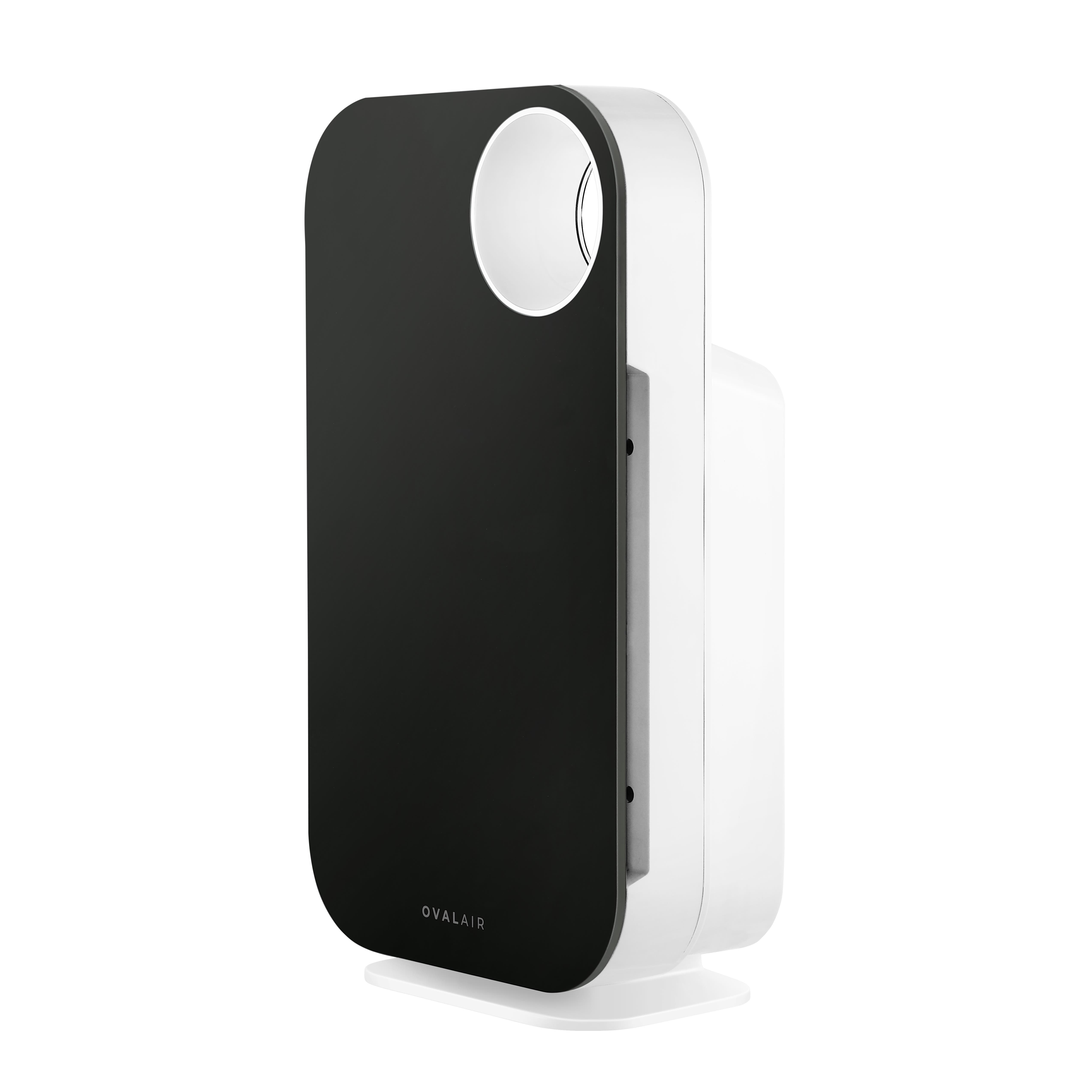 Oval Air 3-Stage True HEPA Air Purifier in Deco Jet Black 