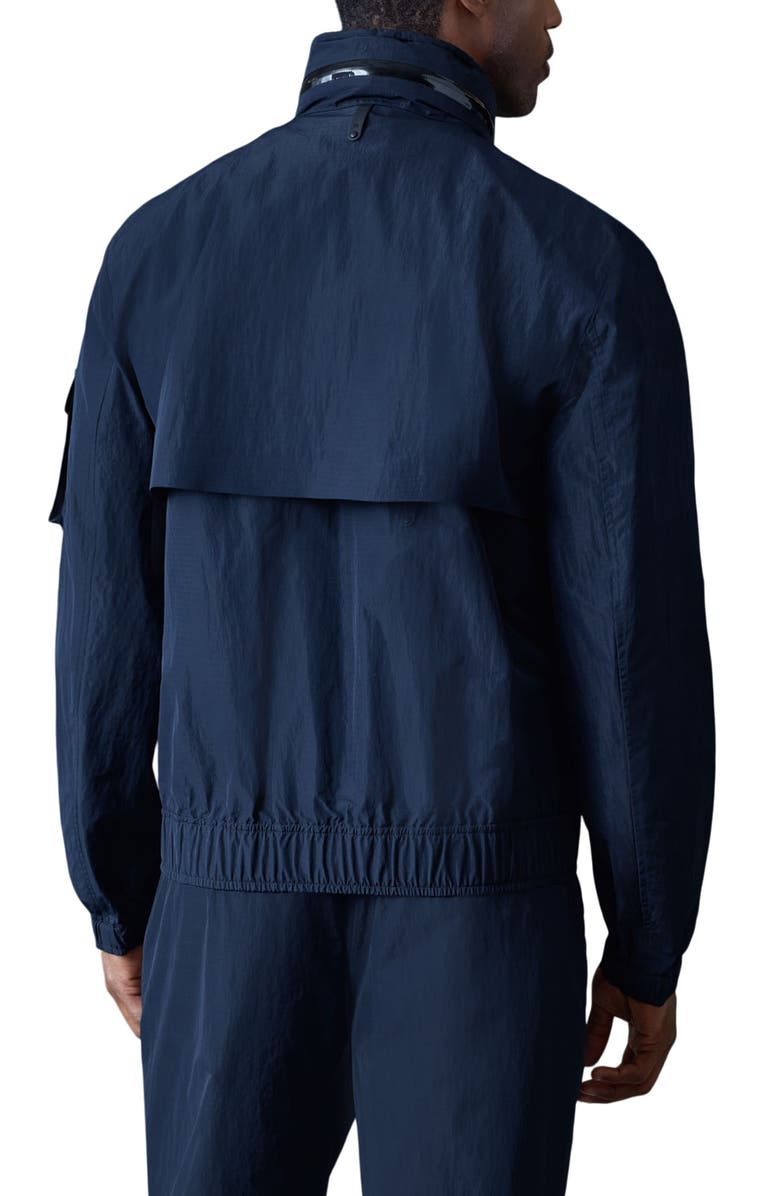 Mackage Garrett Hooded Rain acket, Alternate, color, Navy