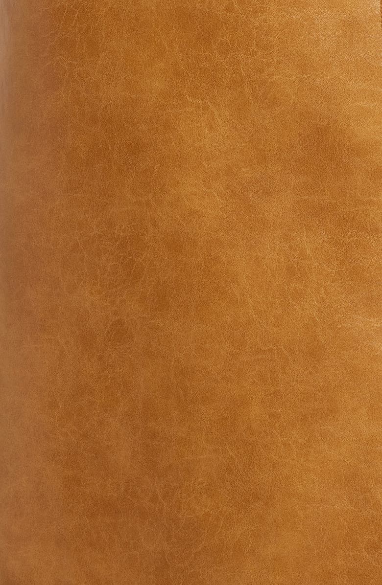 rag & bone Jordie Faux Leather A-Line Skirt, Alternate, color, 