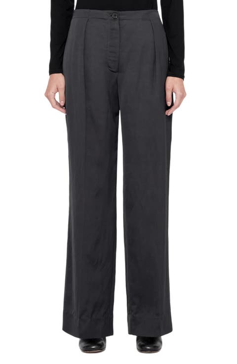Leonie Pleated Wide Leg Trousers