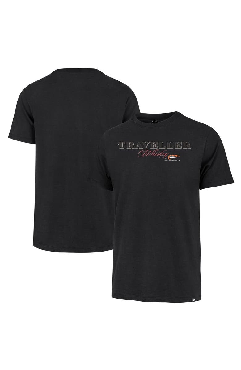 '47 Men's '47 Black JR Motorsports Traveller Whiskey T-Shirt, Alternate, color, Black