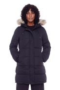 Alpine North AULAVIK - Vegan Down Mid-length Hooded Parka Coat