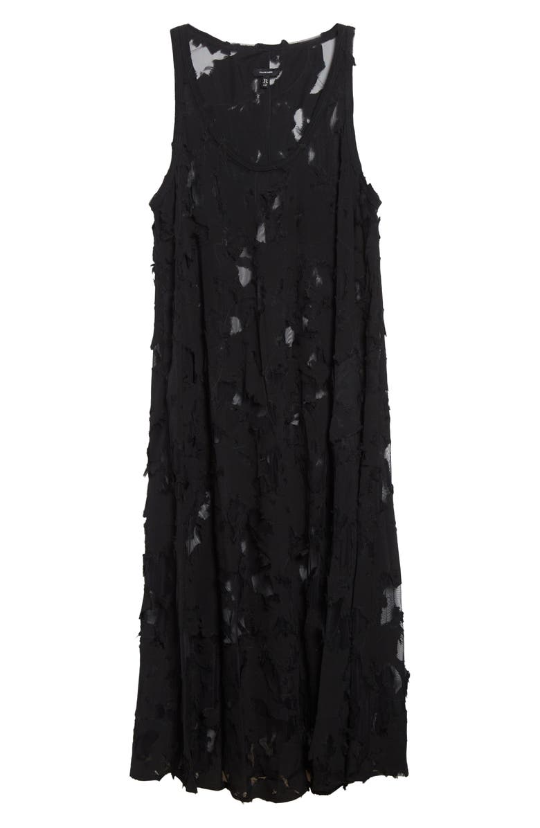 R13 Ripped Tank Dress, Alternate, color, Black