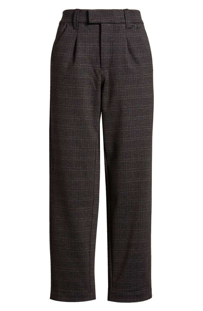 Wit & Wisdom 'Ab'Solution Skyrise Pleated Ankle Straight Leg Pants, Alternate, color, Charcoal Multi