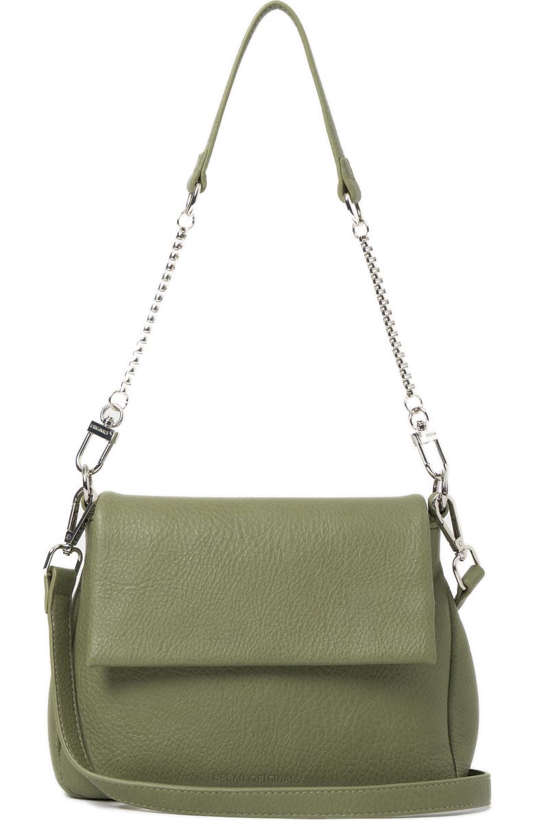 Urban Originals Wish List Vegan Leather Crossbody Bag, Main, color, Green