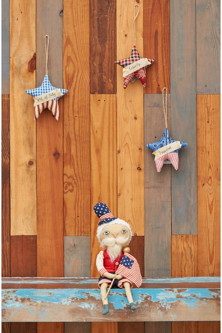 Samuel Liberty 4th of July Joe Spencer Gathered Traditions Figurine 15", Alternate, color, Red
