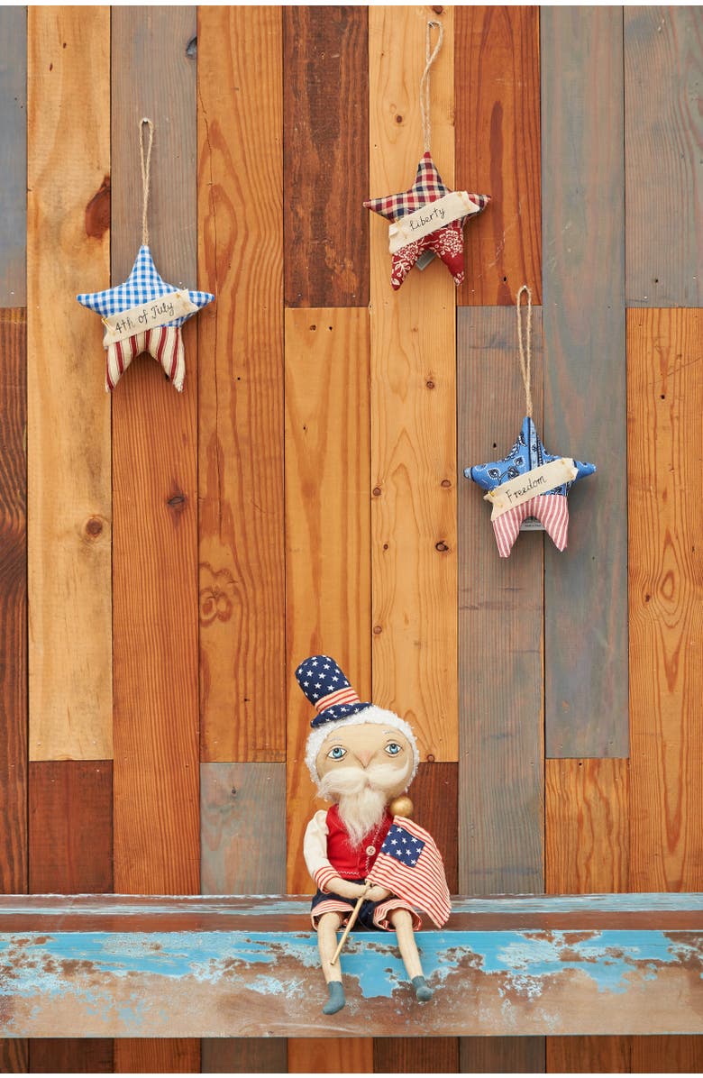 Gallerie II Samuel Liberty Joe Spencer Gathered Traditions Art Doll Figure, Alternate, color, Red