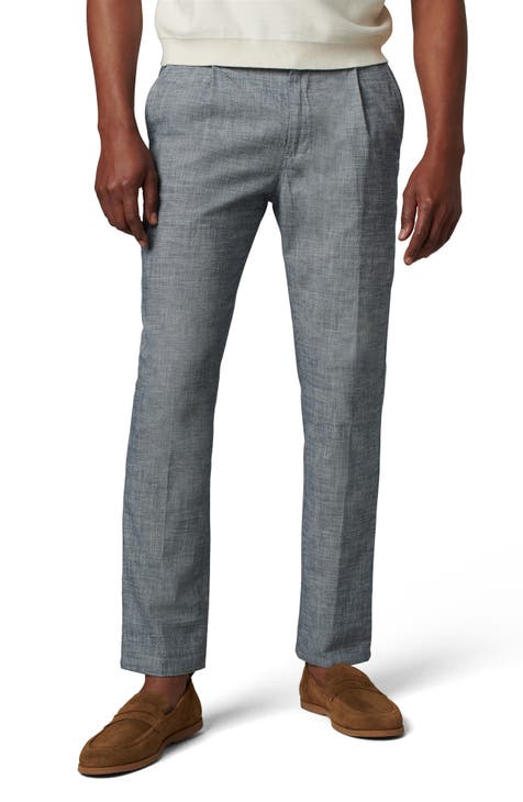 The Diego Crop Tapered Chambray Trouser Pants (Regular & Big)