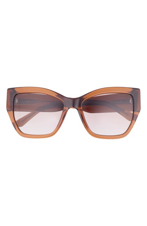 Vivienne 56mm Square Sunglasses