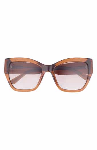 DIFF Vivienne 56mm Square Sunglasses