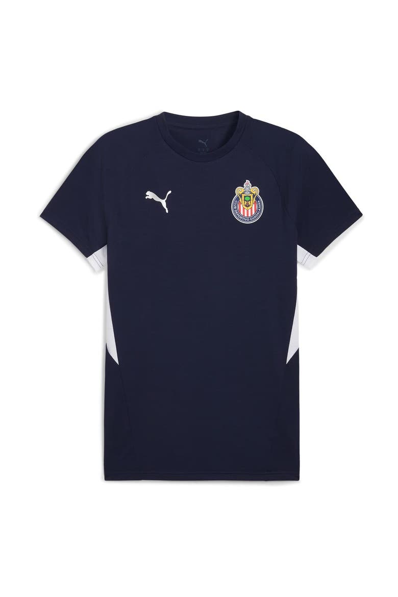 Men's Puma  Navy Chivas Evostripe dryCELL Raglan T-Shirt, Alternate, color, Navy